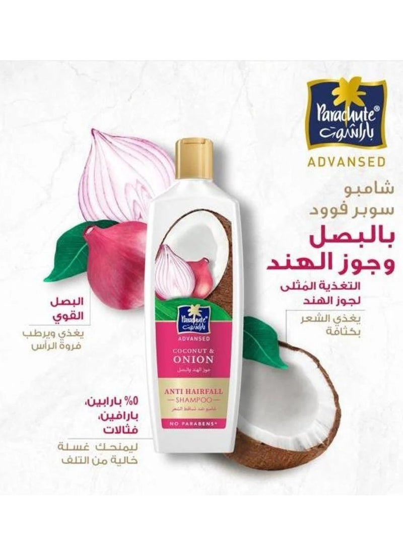 Parachute Anti-Hairfall Shampoo With Onion And Coconut - 340ml  - Image 2