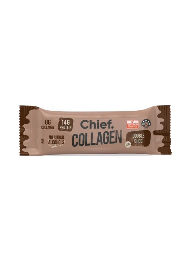 Chief Collagen Protein Bars – Double Chocolate (12 Bars) - Image 2