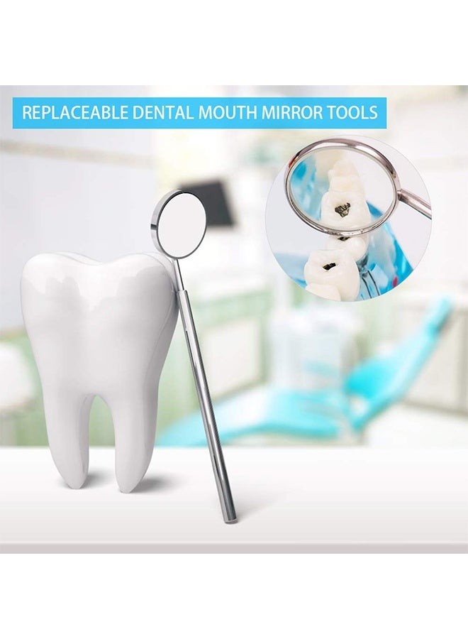 2PCS Stainless Steel Dental Oral Mirror for Teeth Examination - Oral Cleaning Mirror - Diagnostic Tool - Dentist's Oral Mirror Instrument - Image 4