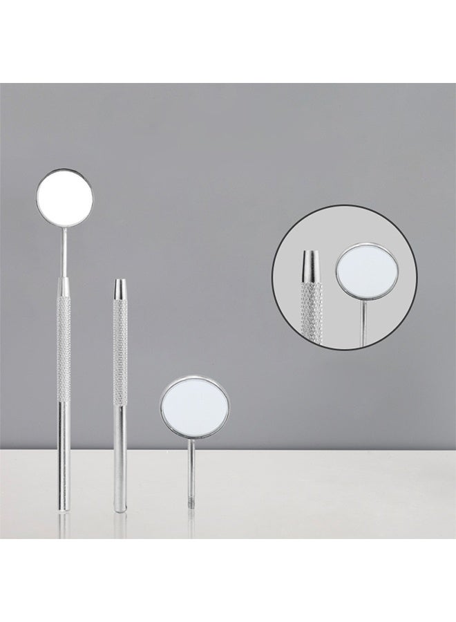 2PCS Stainless Steel Dental Oral Mirror for Teeth Examination - Oral Cleaning Mirror - Diagnostic Tool - Dentist's Oral Mirror Instrument - Image 3