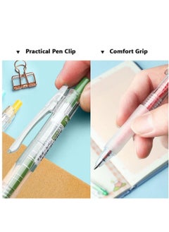 Generic 9 Colors Retractable Gel Ink Pens with Grip +9 Refill, Assorted Colors Ink, Smooth Writing Pens Color  - Image 3