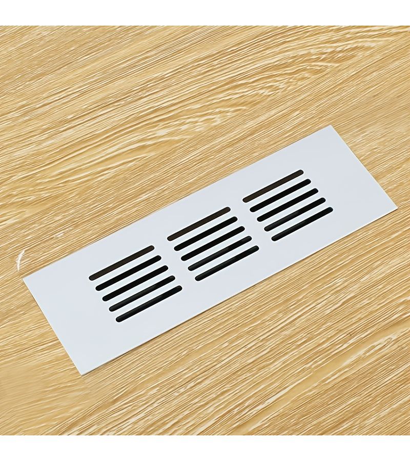 4pcs Heavy Duty Aluminum Mesh Grille for Heat Dissipation Floor Cabinet Wall Ceiling - Image 4