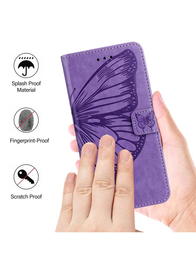 S-TOP Case For OPPO Find X7 Ultra Embossed Butterfly Leather Phone Case - Image 4