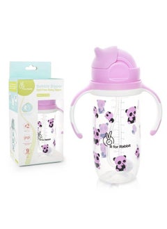 R for Rabbit Premium Bubble Baby Sipper ;10 Fl Oz ; Anti Spill Sippy Cup With Soft Silicone Straw Bpa Free & Non Toxic For Baby Kids Of 9+ Months(300 Ml Pink)  - Image 2
