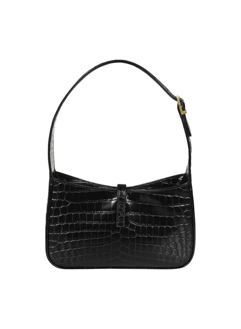 Yves Saint Laurent Le 5 a 7 Hobo Croc-embossed leather Shoulder Bag - Image 2