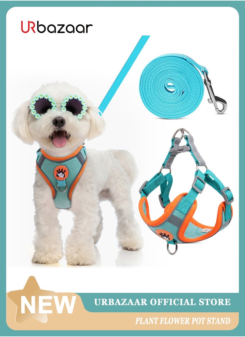 URbazaar Small Dog Harness No Pull, Adjustable Dog Strap, Easy Control Padded Dog Vest Harness, Reflective No-Pull Pet Harness for Outdoor Walking，Training  - Image 1