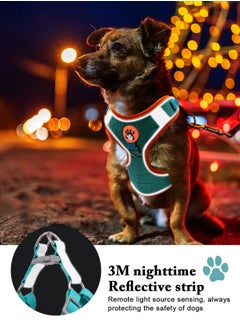 URbazaar Small Dog Harness No Pull, Adjustable Dog Strap, Easy Control Padded Dog Vest Harness, Reflective No-Pull Pet Harness for Outdoor Walking，Training  - Image 5