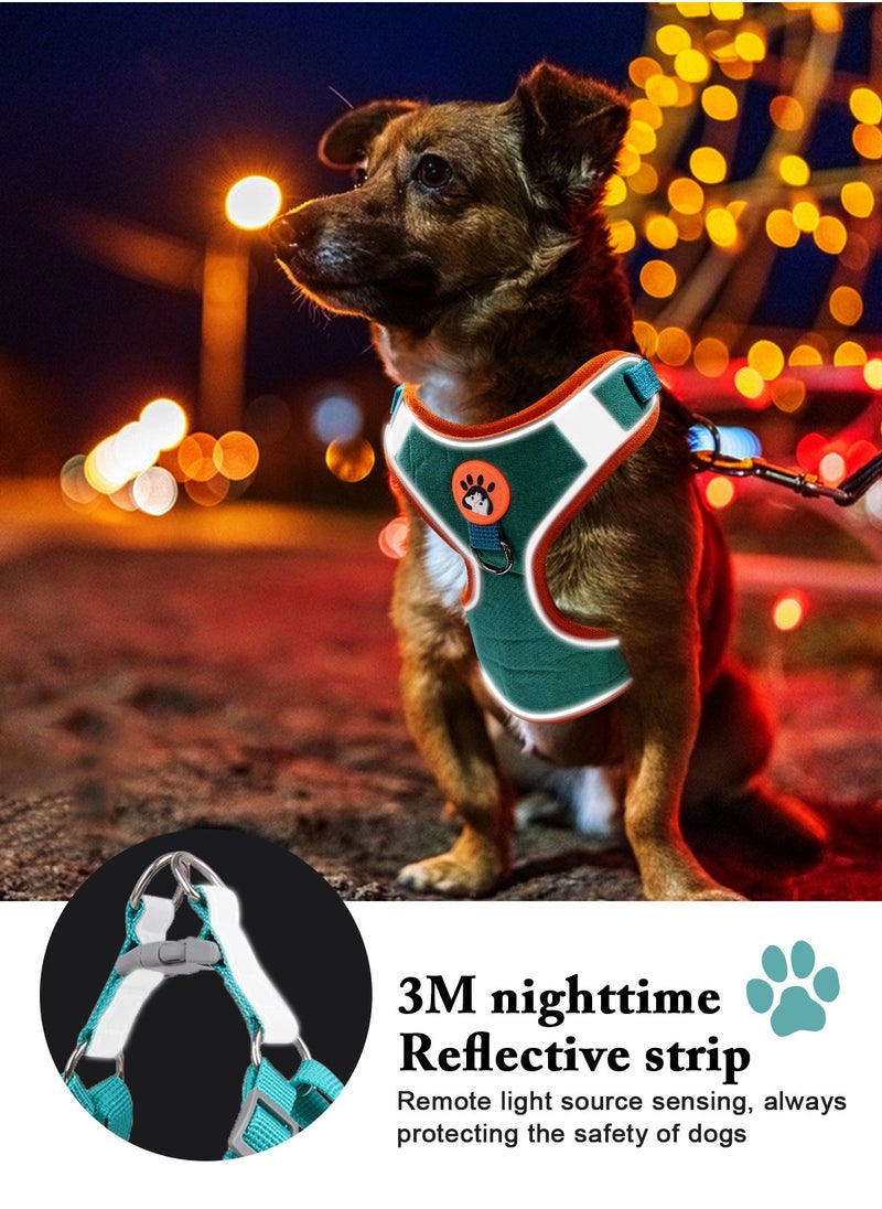 URbazaar Small Dog Harness No Pull, Adjustable Dog Strap, Easy Control Padded Dog Vest Harness, Reflective No-Pull Pet Harness for Outdoor Walking，Training  - Image 5