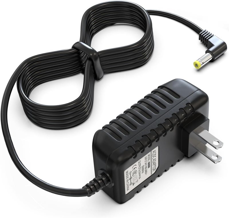 BOEEA 9.5V AC/DC Adapter Power Cord for Casio Piano Keyboard LK-135 WK-225 CTK-2500 CTK-2400 CTK-2550 CTK-1100 WK-220 LK-165 CTK-2090 SA-76 SA-46 Piano Keyboard Charger Replacment- Not for 9V - Image 1