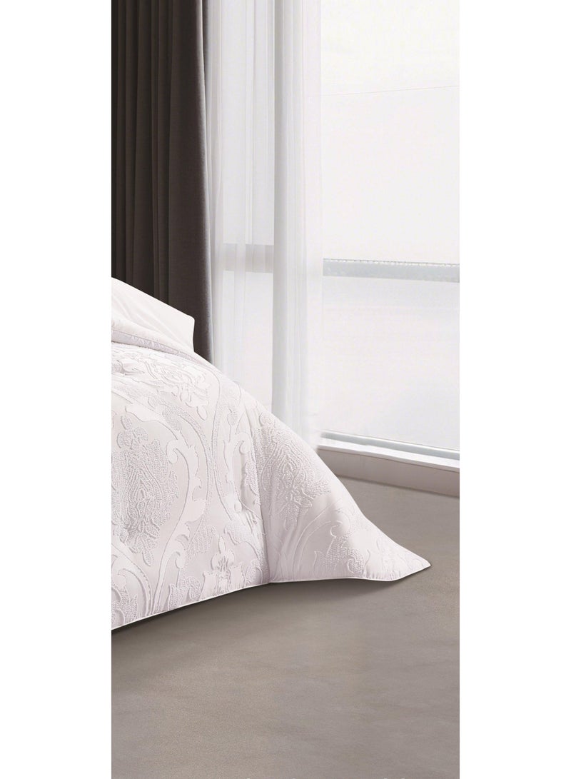 ريد روز مفرش سرير نفر صيفي فاخر بلمسة ناعمة وتطريز ملكي مميز ، مصنوع بخامة مايكروفايبر للأجواء الصيفيه - Image 4