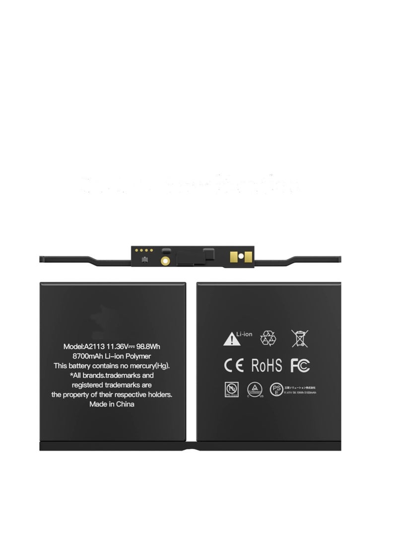 Terabyte A2141 A2113 Laptop Battery Compatible with MacBook Pro 16 Inch A2141 Release 2020 2019, EMC 3347 MVVL2 MVVL2LL/A MVVM2 MVVM2LL/A MVVJ2 MVVJ2LL/A MVVK2 MVVK2LL/A(11. 36V V V 99.8Wh) - Image 5