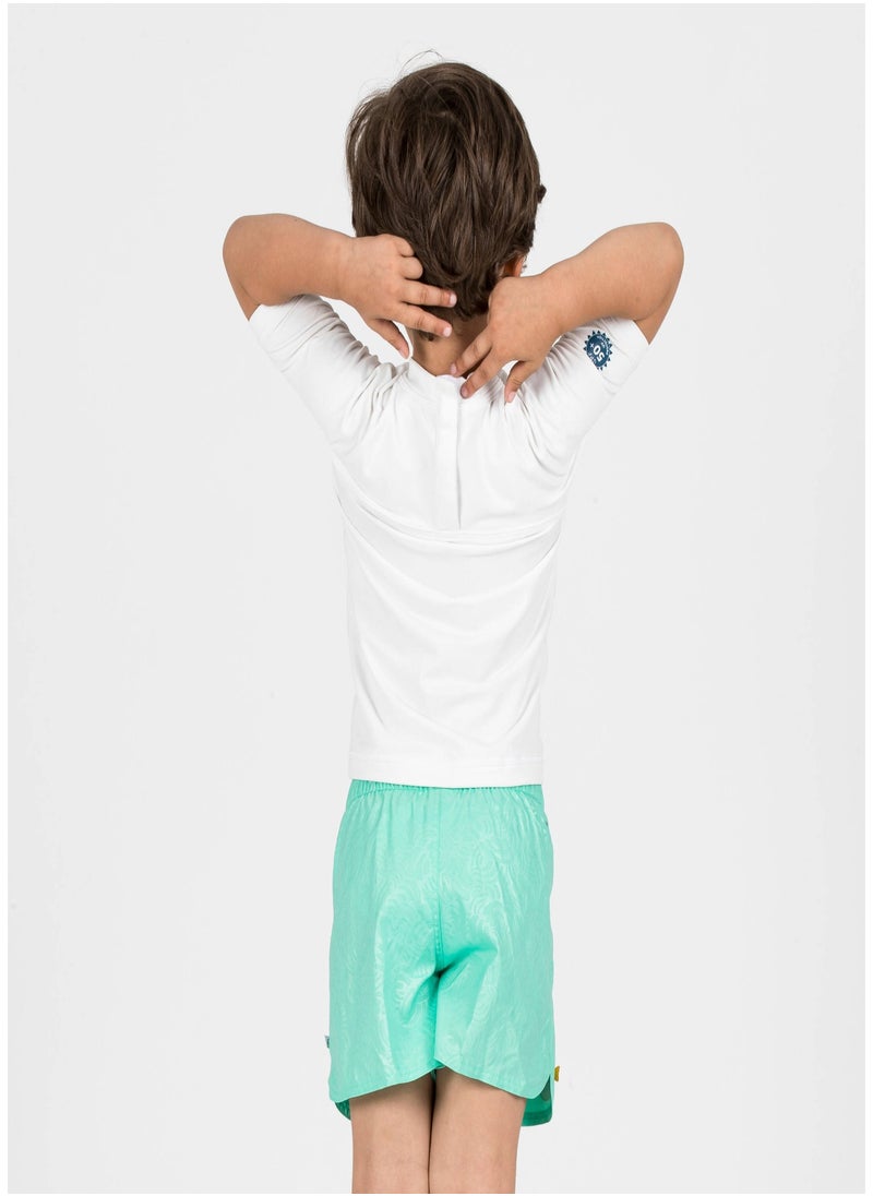 NABAIJI NABAIJI by DECATHLON, Baby/Kids' Swim Shorts Wave Quick-Dry & Comfortable Green  - Image 4