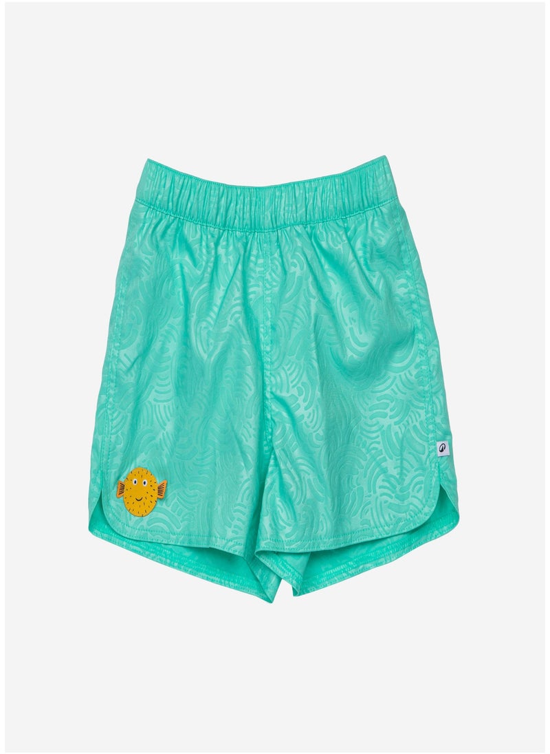 NABAIJI NABAIJI by DECATHLON, Baby/Kids' Swim Shorts Wave Quick-Dry & Comfortable Green  - Image 2