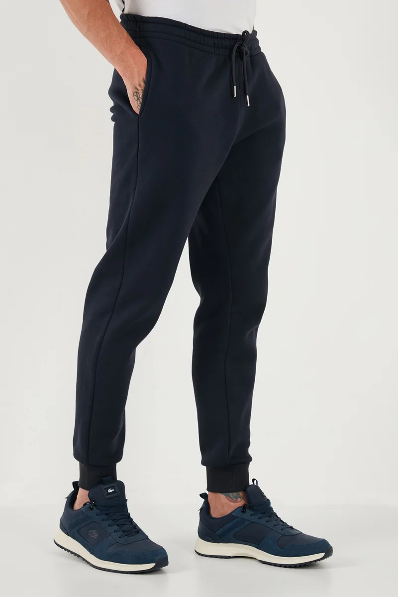 Buratti Cotton Regular Fit Normal Waist Pocket Sweatpants Men's Sweatpants 5908060