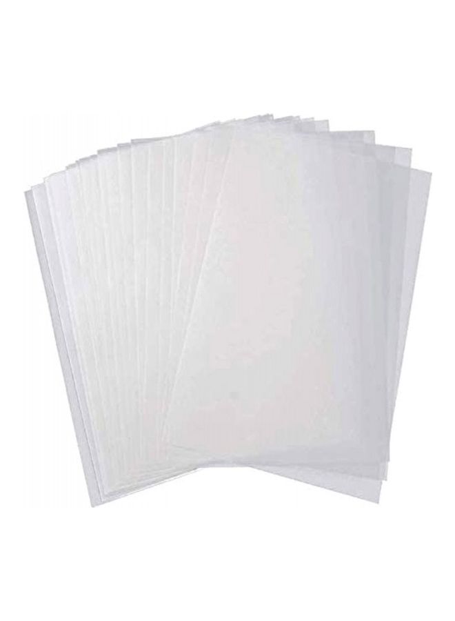NIBEMINENT Pack Of 50 A4 Artists Tracing Paper Pad White - Image 1