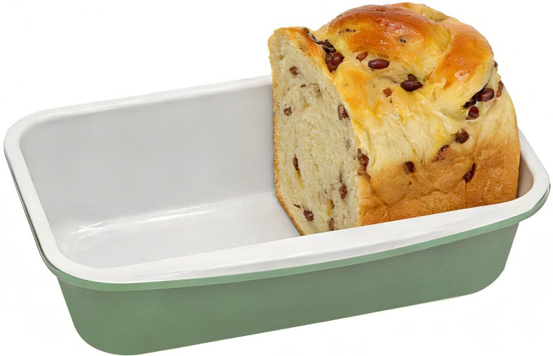 Ymiton Non-Stick Bread Loaf Pan, 9x5 Inch, Ceramic Coating, Aluminized Steel, Oven Safe to 550Â°F, Dishwasher Safe - Non-Toxic, PTFE & PFOA Free, Pistachio Green - Image 1