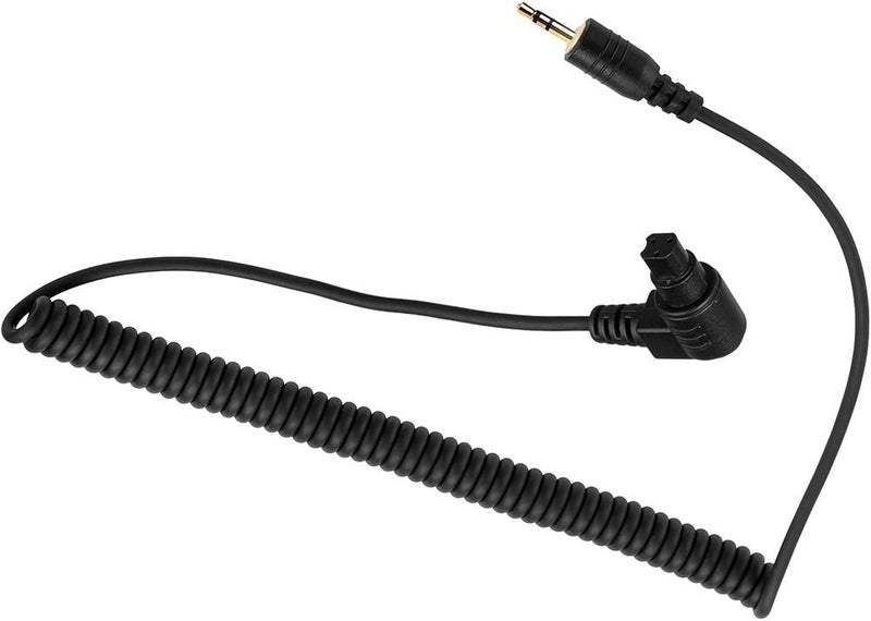 PHOLSY 2.5mm C8 Off-Camera Remote Cable Compatible with Canon EOS R5, 6D II, 1D X III, 5D IV, 7D II, 50D, 40D, 10D - Image 1