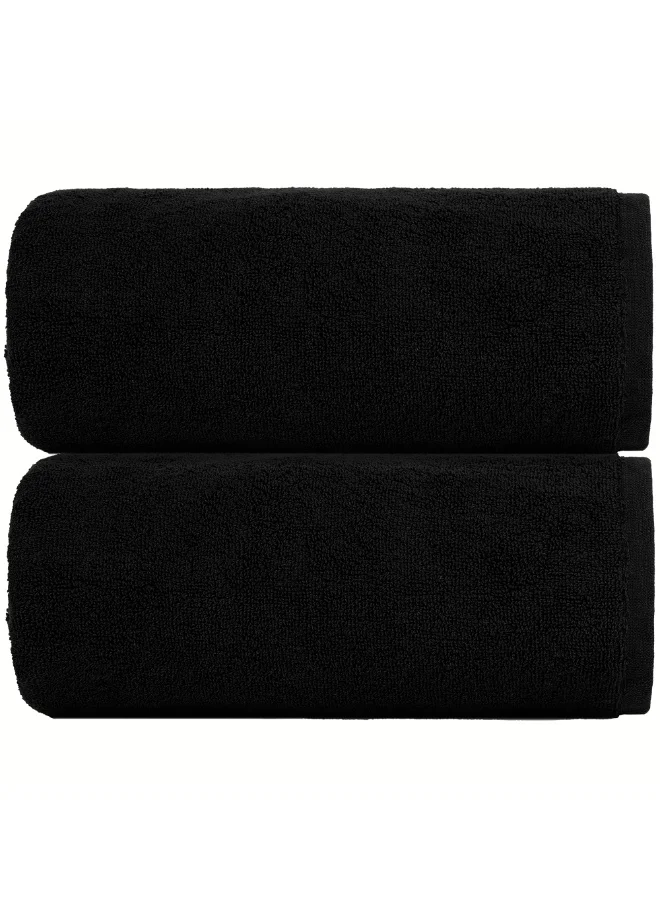 Bliss Casa Bliss Casa Indigo Bath Sheets (2 Pack, 90x180 cm)- 600 GSM Large Bathroom Towels Super Absorbent and Soft Hotel Quality Bathsheets, Ideal for Use in Hotels and Restaurants