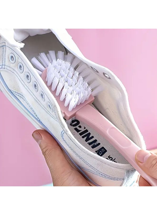 5 Sided Shoe Brush Heavy Duty Multi Functional Cleaning Tool Soft Bristles For Sneakers Boots - Image 3