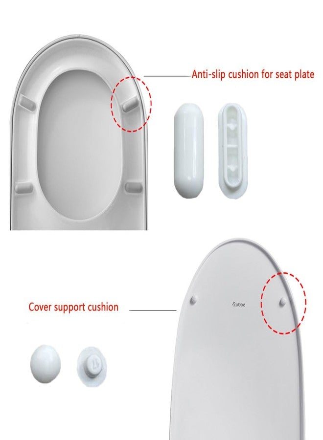 UtySty 16 Pack Toilet Seat Bumper Pads Kit Bidet Lid Attachment Push-in Replacement Buffer Spacer Anti-noise Cushion Pad Cover for Starck 3 X Overpriced Bathroom Repair Parts - Image 4