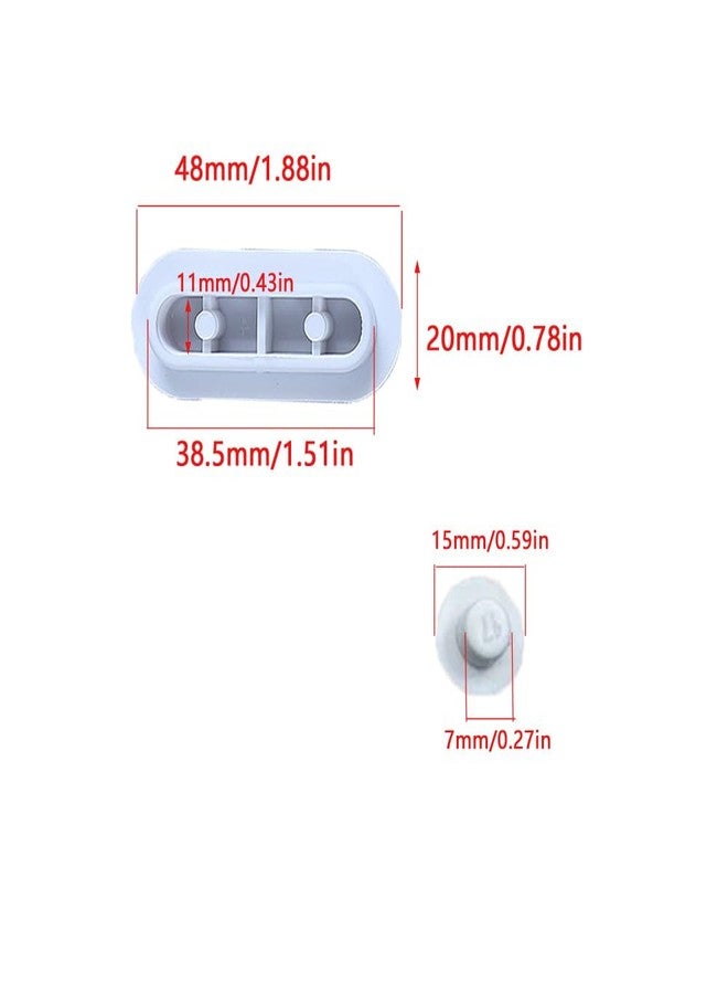 UtySty 16 Pack Toilet Seat Bumper Pads Kit Bidet Lid Attachment Push-in Replacement Buffer Spacer Anti-noise Cushion Pad Cover for Starck 3 X Overpriced Bathroom Repair Parts - Image 2
