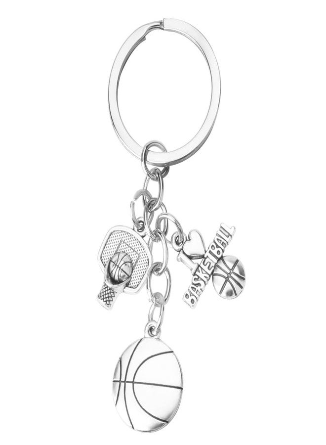 Sdopbinbin Basketball Keychain Gifts for Boys Girls Basketball Player Birthday Christmas Gift for Basketball Team Graduation Gift for Teens Adults Basketball Coach Gifts for Women Men Basketball Keychains - Image 1