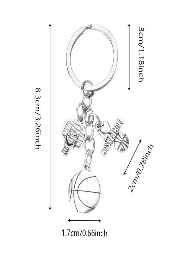 Sdopbinbin Basketball Keychain Gifts for Boys Girls Basketball Player Birthday Christmas Gift for Basketball Team Graduation Gift for Teens Adults Basketball Coach Gifts for Women Men Basketball Keychains - Image 5