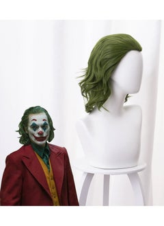 بيوينتي The Joker Cosplay Wig Costume Short Curly Wavy Hair  - Image 4