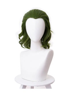 بيوينتي The Joker Cosplay Wig Costume Short Curly Wavy Hair  - Image 2