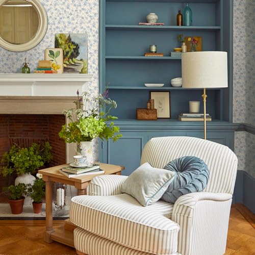 Laura Ashley Misterton Trail Pale Seaspray Blue Wallpaper - Image 3