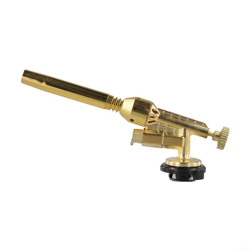 Adjustable High Temperature Butane Gas Torch Handheld Copper Blowtorch 17.2cm for BBQ Cooking Outdoor Camping - Image 3