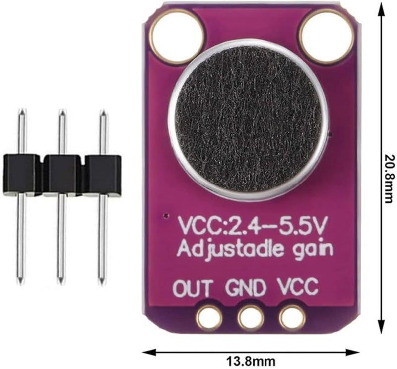 Compact Preamp Integrated Sound Transducer Board 2 4V 5V Anti Interference Design - Image 5