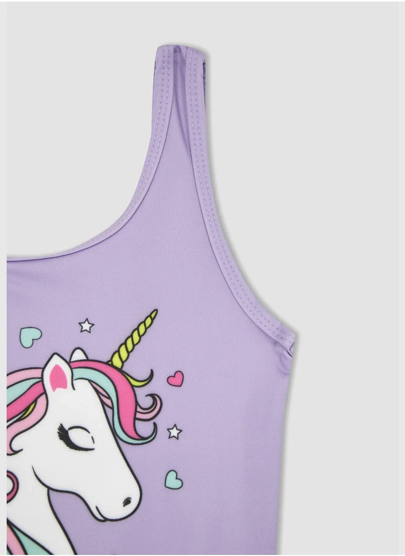 ديفاكتو Unicorn Print Swimsuit