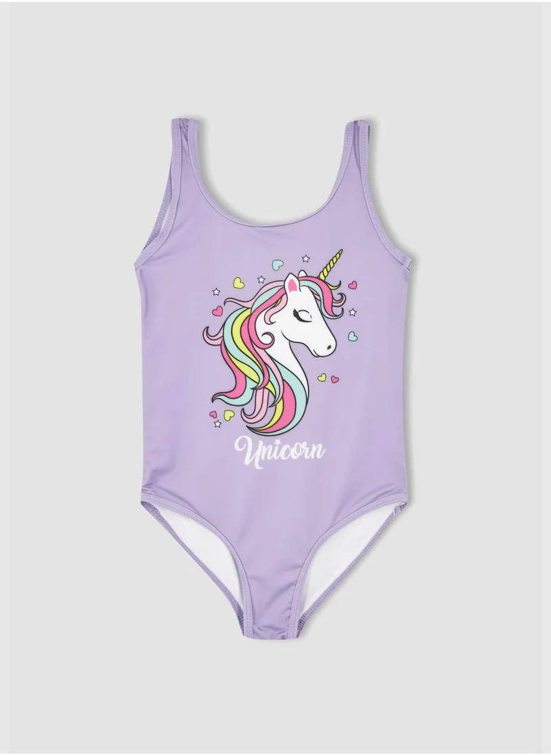ديفاكتو Unicorn Print Swimsuit