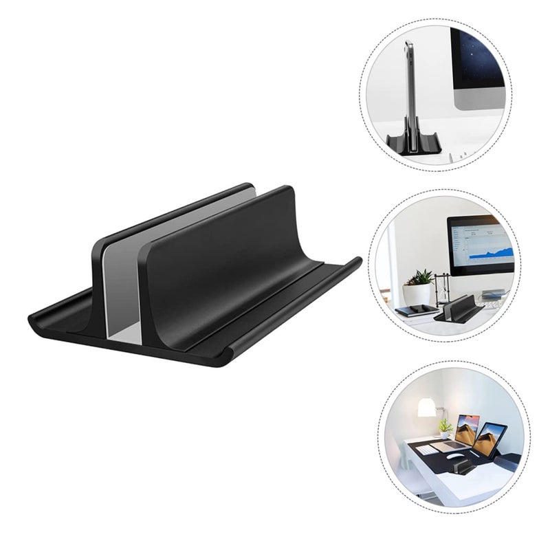 Vertical Laptop Stand Aluminum Desktop Cooler Rack with Radiator for Notebook - Image 3