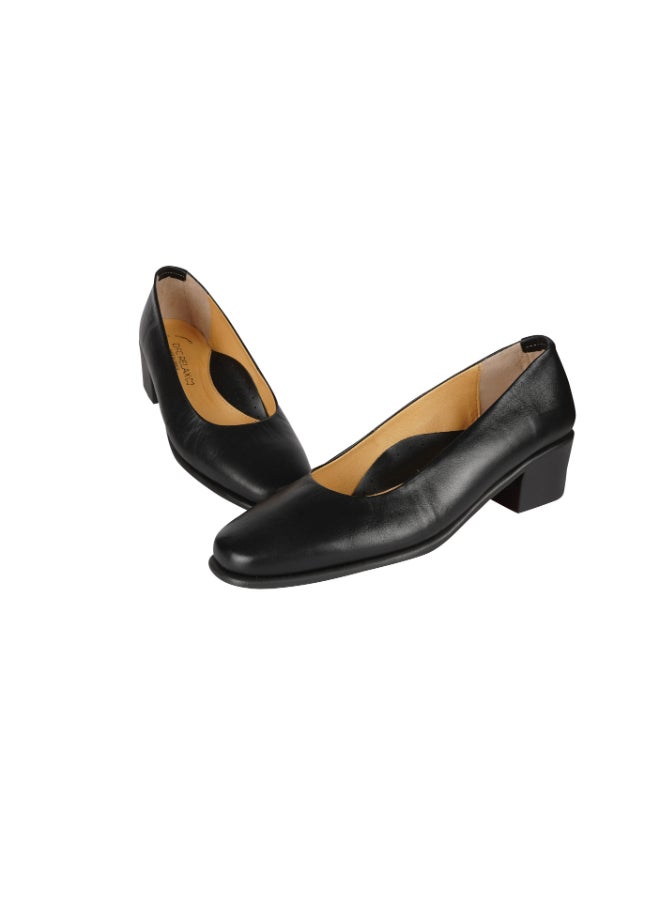 DFC RELAX - DFC RELAX Ladies Block Heel E 5625 01 Black - Image 1