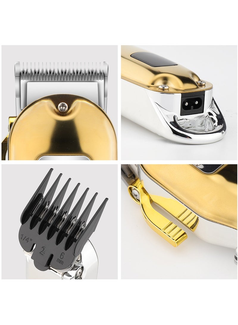 عام ماكينة الحلاقة الكهربائية الاحترافية المعدنية - شاشة LCD رقمية + قوة عالية، حلاقة منزلية وتصفيف الشعر، آلة متكاملة لجميع احتياجاتك! - Image 2