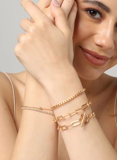 SOHI Casual Multi-Layer Artificial Bracelet Jewellery