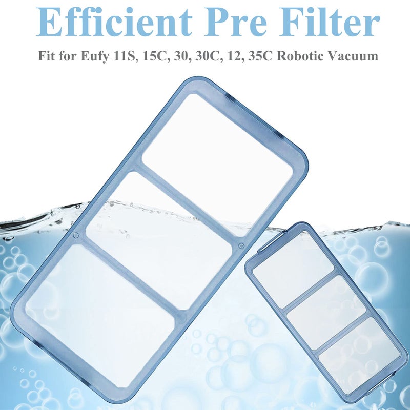 FFsign Replacement Parts Accessories Kit for Eufy RoboVac 11S, 15C, 30, 30C, 12, 35C Vacuum Filters, 10 Side Brushes, 8 Filter, 1 Pre Filter, 1 Roller Brush Guard  - Image 5