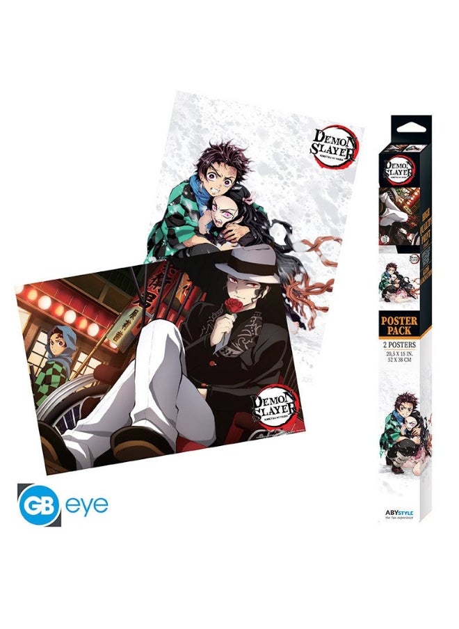 Abysse Corp DEMON SLAYER - Set 2 Chibi Posters - Series 3 (52x38) x4 