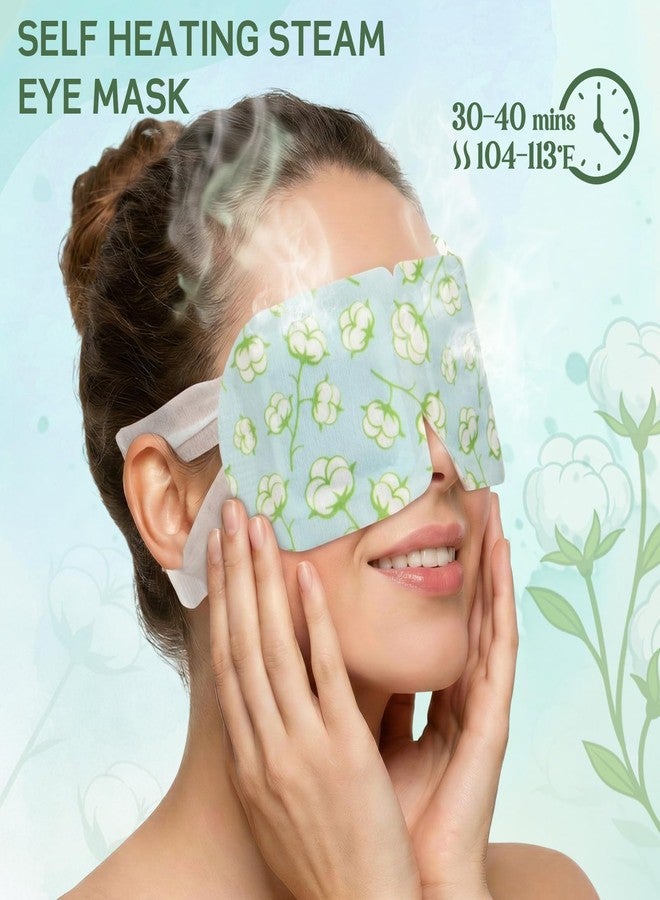 Croloose 100 Pcs Steam Eye Masks for Dry Eyes Unscented Self Heated Steam Warm Eye Mask Heated Disposable Eyes Masks for Dark Circles, Puffy, Relief Stress, Fatigue Relaxation Gifts - Image 4
