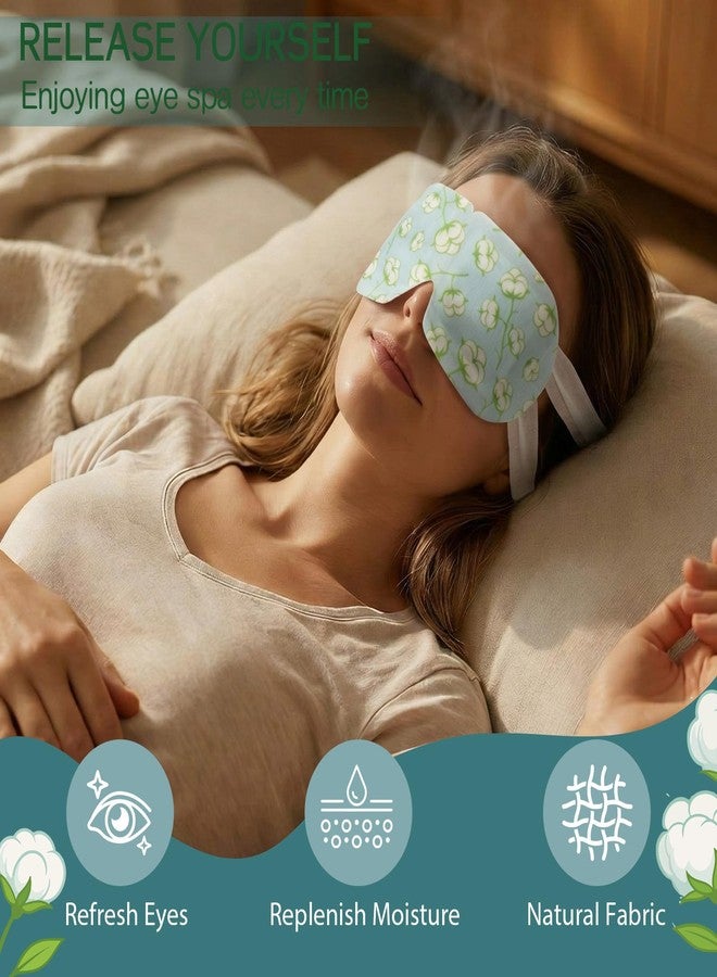 Croloose 100 Pcs Steam Eye Masks for Dry Eyes Unscented Self Heated Steam Warm Eye Mask Heated Disposable Eyes Masks for Dark Circles, Puffy, Relief Stress, Fatigue Relaxation Gifts - Image 2