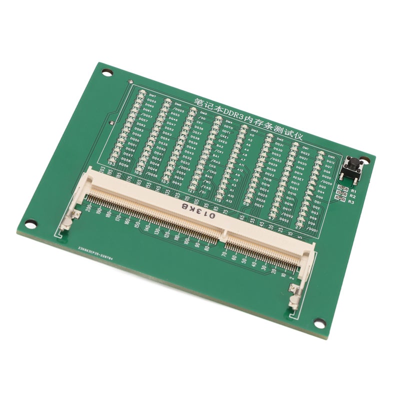 بطاقة اختبار ذاكرة DDR3 مع 110 مؤشرات LED محمولة - كاشف ذاكرة DDR3 للحواسيب المحمولة - دعم كامل لسلسلة ذواكر DDR3 الخاصة بالحواسيب المحمولة لاستكشاف أعطال الدوائر - Image 5