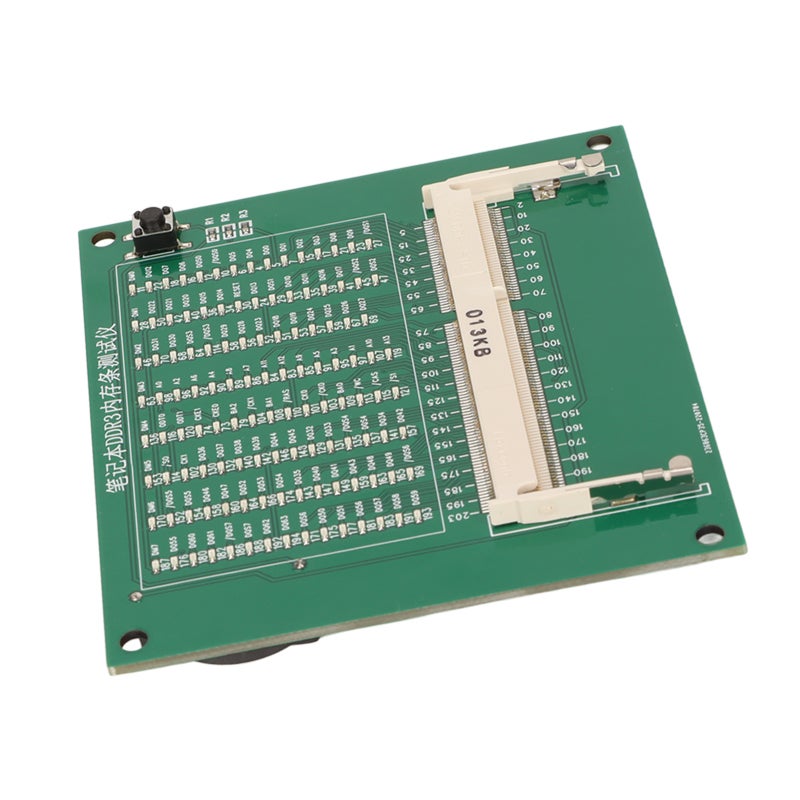 بطاقة اختبار ذاكرة DDR3 مع 110 مؤشرات LED محمولة - كاشف ذاكرة DDR3 للحواسيب المحمولة - دعم كامل لسلسلة ذواكر DDR3 الخاصة بالحواسيب المحمولة لاستكشاف أعطال الدوائر - Image 3