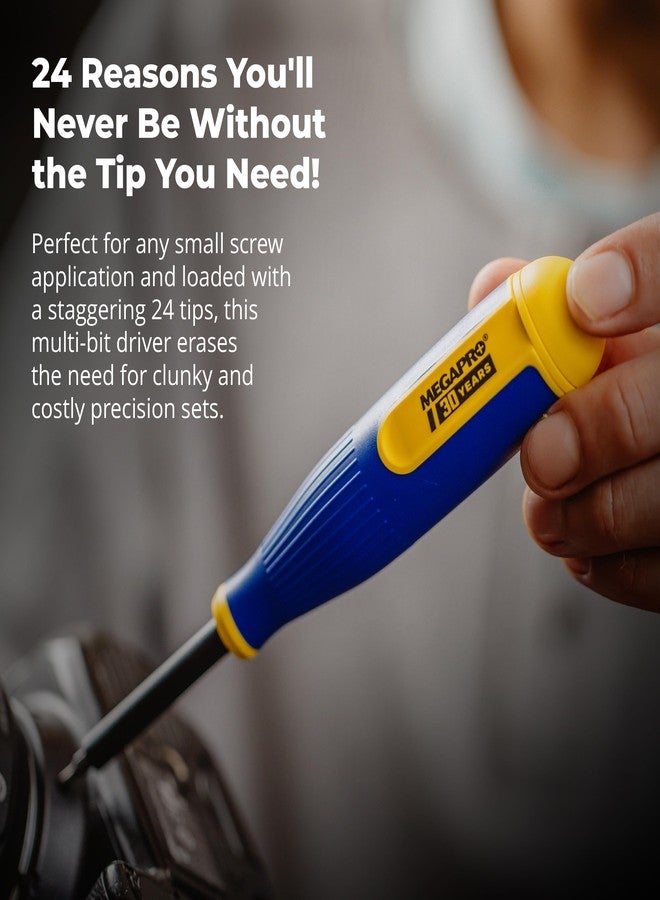 MEGAPRO® 24-in-1 Anniversary Precision Multi-Bit Screwdriver | Anniversary Edition | Precision Driver - Image 4