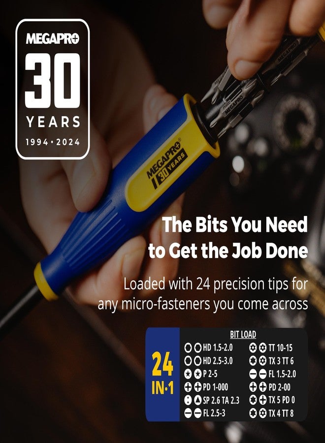 MEGAPRO® 24-in-1 Anniversary Precision Multi-Bit Screwdriver | Anniversary Edition | Precision Driver - Image 2