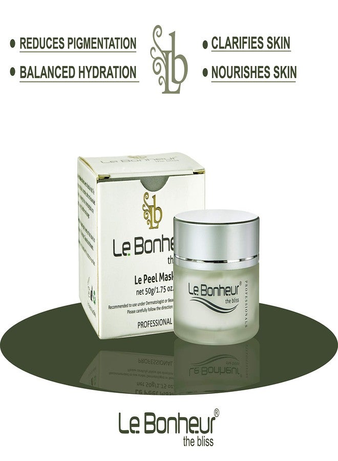 Le Bonheur.. Le Bonheur Le Peel Mask | Mild Peeling for Sensitive Skin | One Solution For Many Skin Concern | Gives Even Tones | For All Type Of Skin | Men & Women | 50gm - Image 3