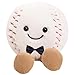 AngelGift Cuddly Big Soft Plush Realistic Baseball Ball Halloween Stuffed Toy Doll 6 Baseball Plushie Toys Best Birthday Christmas Anniversary Fiesta Party Classroom Prizes Gifts for Adults Kids Baby Toys - Image 2