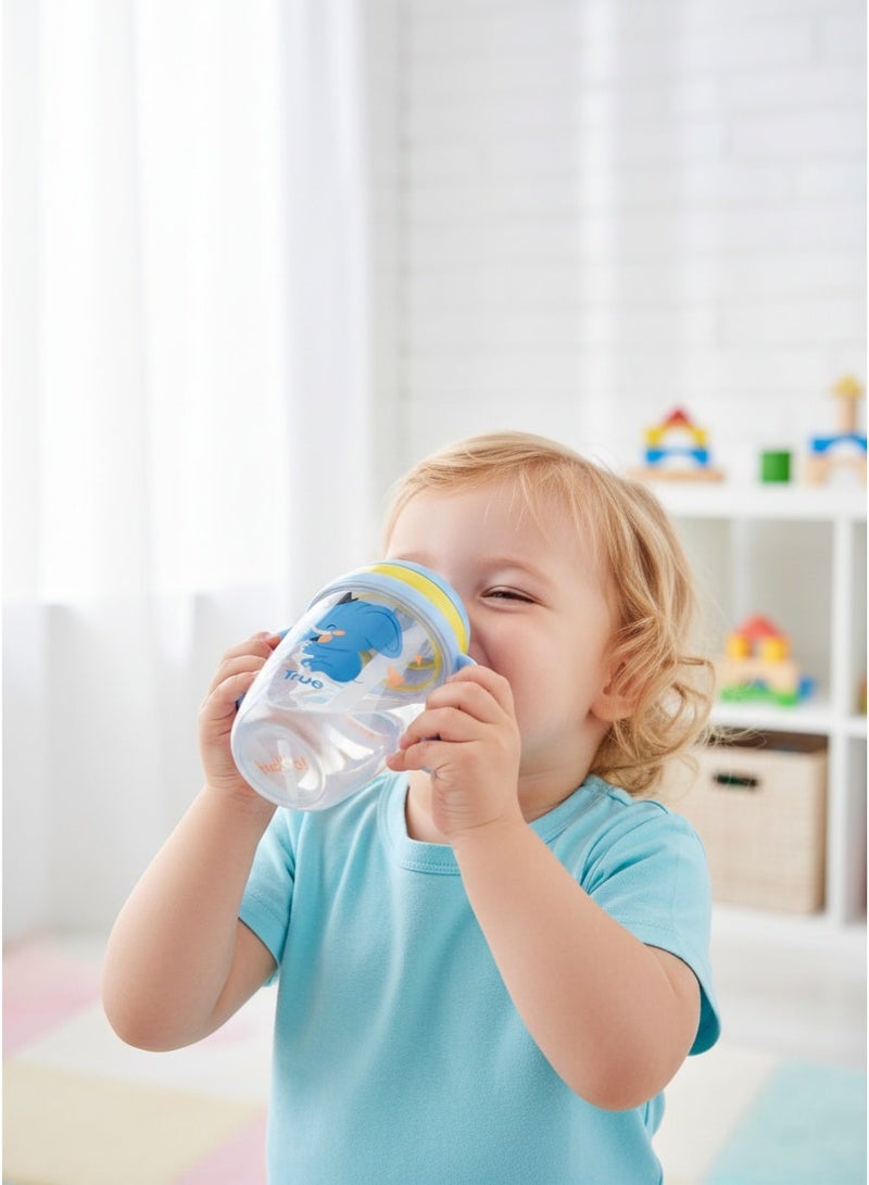 ترو كوب الشرب ترو جولد مع قشة وزن | سعة 300 مل | مقاوم للتسرب | مزود بمقابض سهلة الإمساك | مناسب للأطفال من عمر 12 شهرًا فما فوق | خالٍ من مادة BPA | أزرق - Image 5