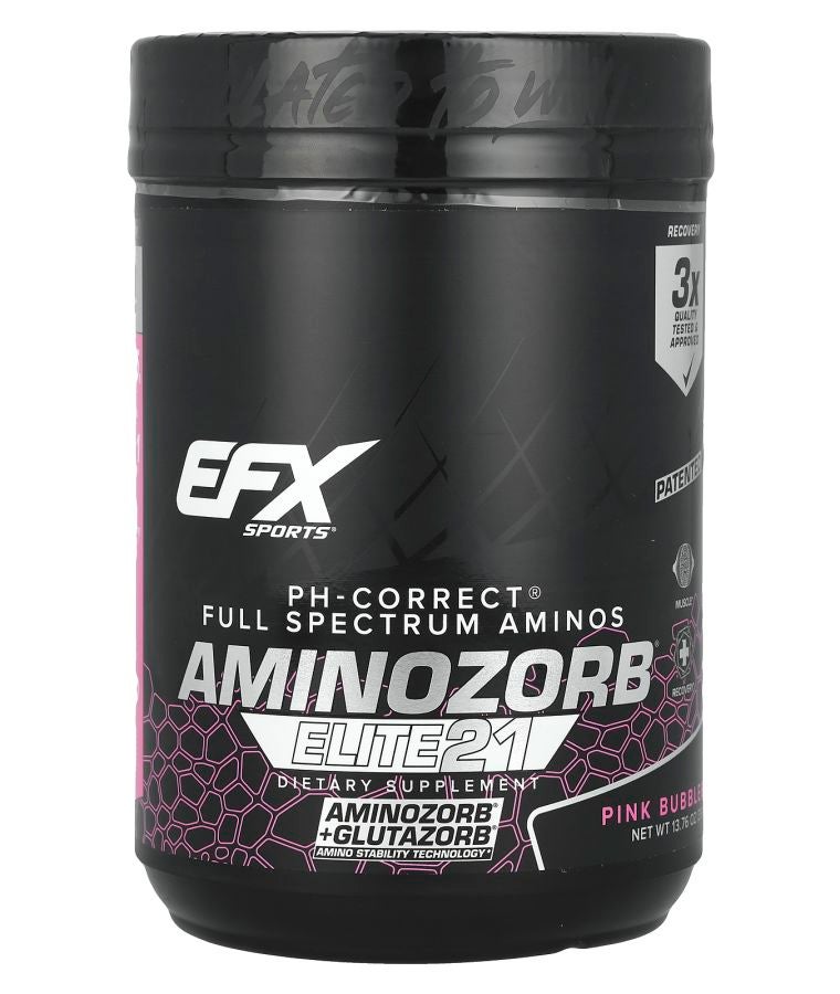 EFX SPORTS AminoZorb® Elite 21 Pink Bubblegum 13.76 oz (390 g)